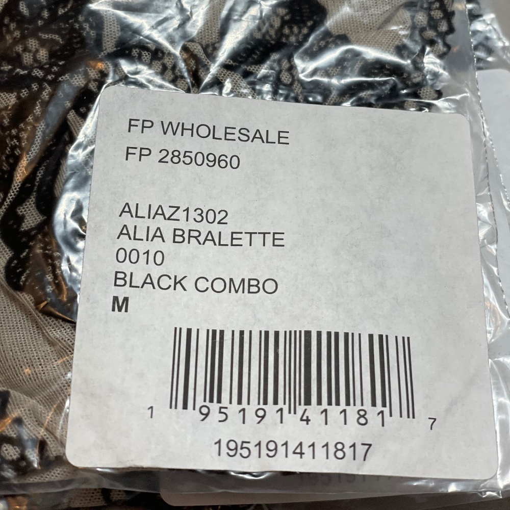 Free People Alia Bralette Black Combo - Picture 10 of 10